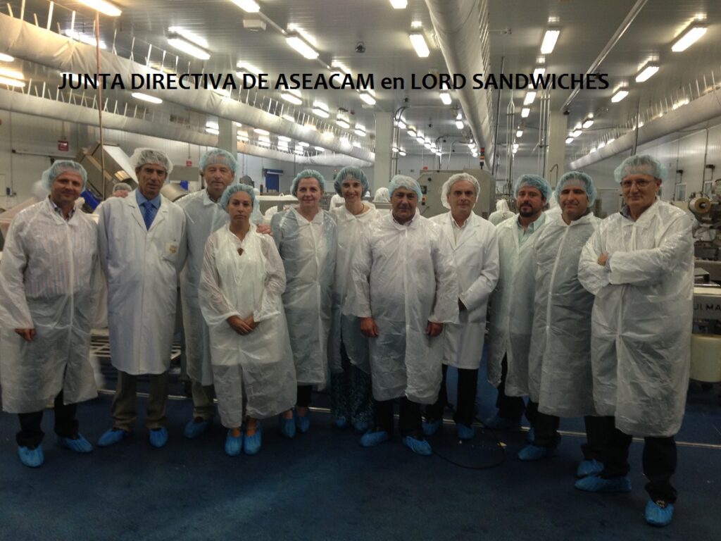 Junta Directiva de Aseacam en Lord Sandwiches