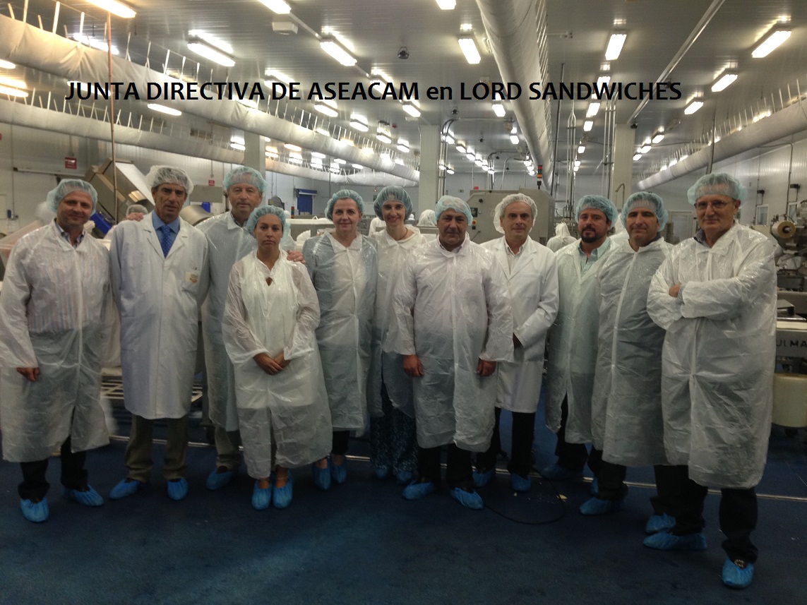 Junta Directiva de Aseacam en Lord Sandwiches