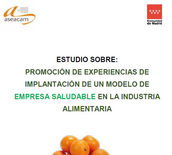 Modelo de empresa saludable en la Ind. Alimentaria