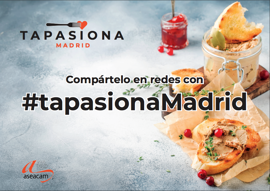 #tapasionaMadrid el lunes 24 febrero en la ESHTCM