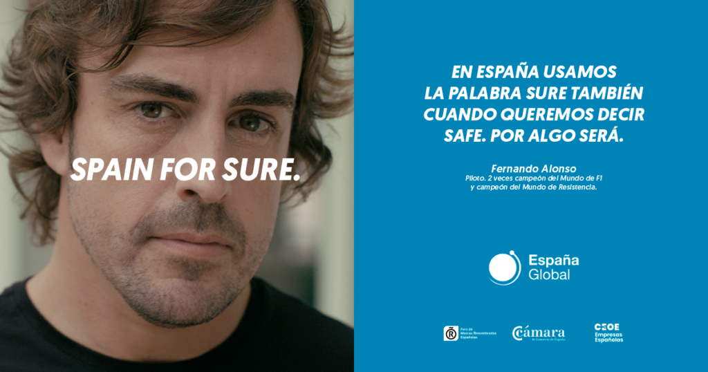 Spain for Sure. Mensaje de España al mundo, compártelo!