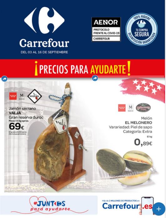 Alimentos Madrid en Carrefour –