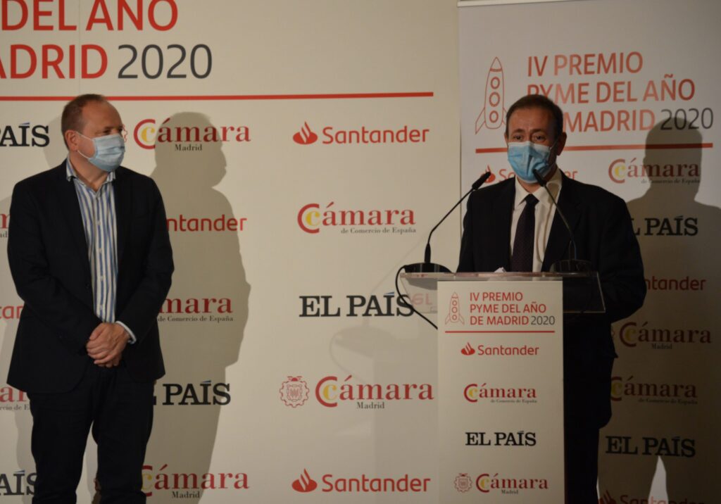 Aperitivos Medina, Accésit de Formación y Empleo en la IV edición del premio Pyme del Año 2020 de la CAM