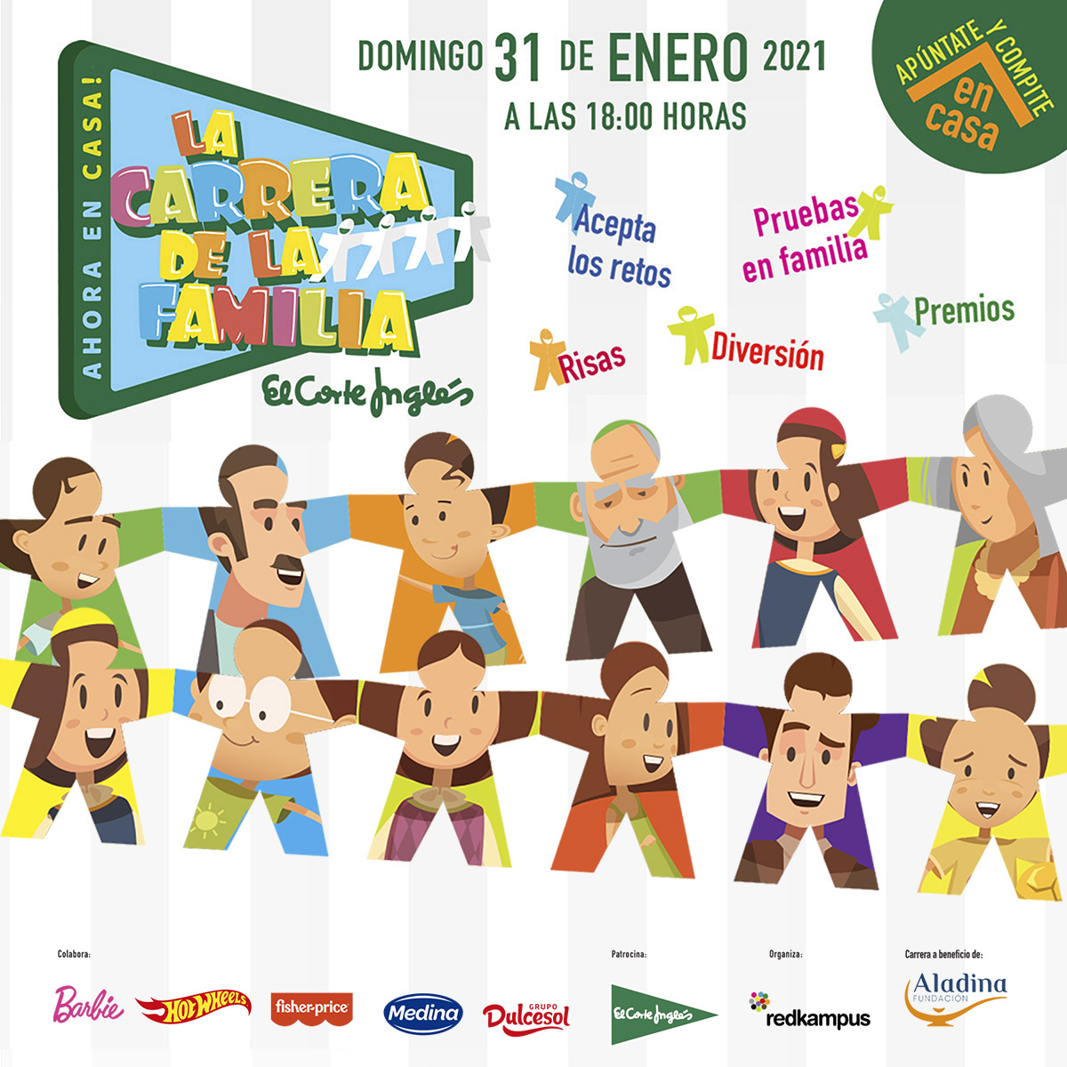 Aperitivos Medina colabora con El Corte Inglés en una actividad familiar y solidaria