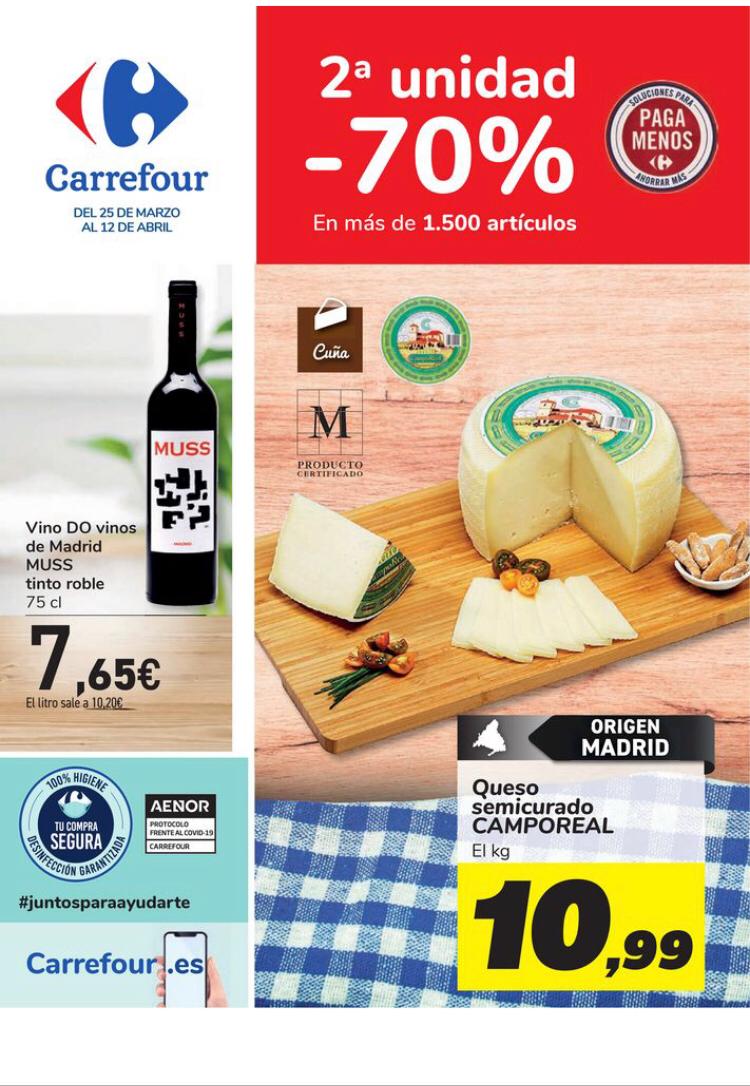 Alimentos de Madrid en Carrefour hasta 12 abril