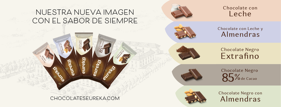 Presentación de chocolate con garbanzos