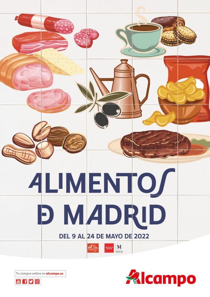 Alimentos de Madrid de Madrid en Alcampo del 9 al 24 de mayo