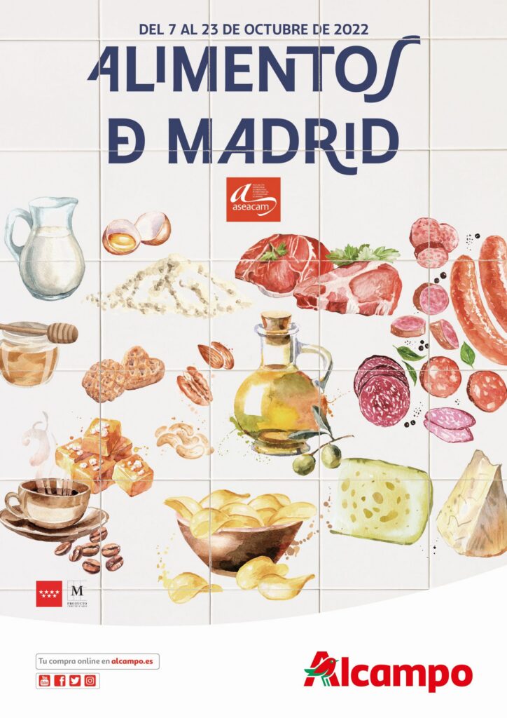 Campaña Alimentos de Madrid en Alcampo del 7 al 23 octubre